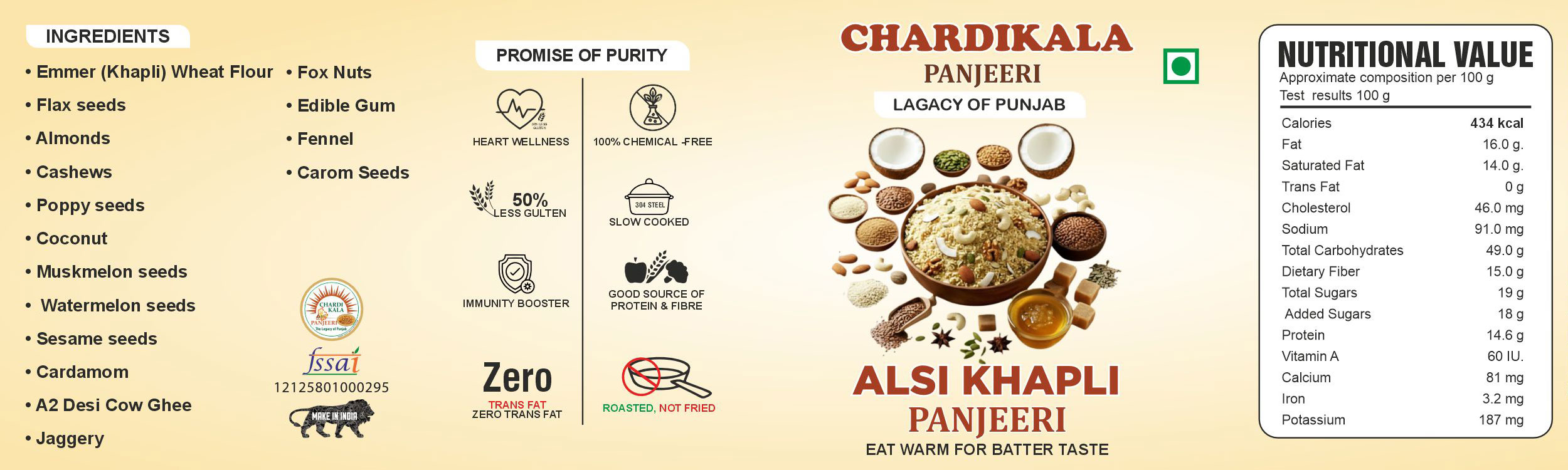 Alsi Khapli Panjeeri